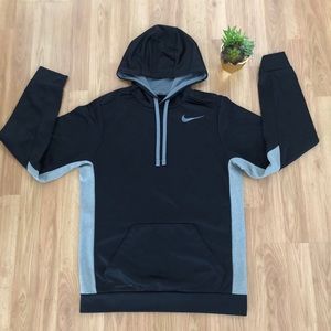 NIKE Therma-Fit Black/Gray Hoodie Sweatshirt